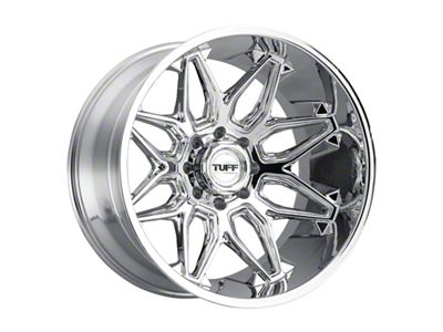 Tuff A.T. T3B Chrome 6-Lug Wheel; 20x12; -45mm Offset (14-18 Sierra 1500)