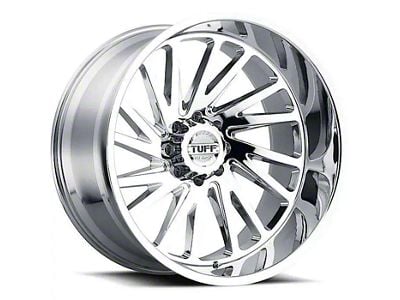 Tuff A.T. T2A Chrome 6-Lug Wheel; 20x12; -45mm Offset (14-18 Silverado 1500)