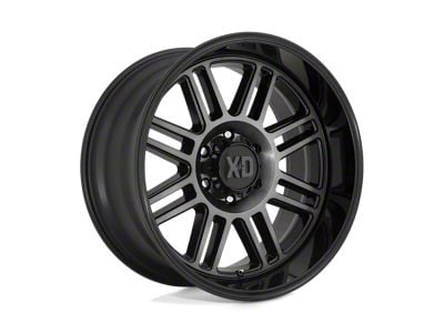 Tuff A.T. T2A Gloss Black with Milled Spokes 8-Lug Wheel; 26x14; -72mm Offset (15-19 Sierra 2500 HD)