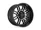 Tuff A.T. T2A Gloss Black with Milled Spokes 8-Lug Wheel; 26x14; -72mm Offset (15-19 Sierra 2500 HD)