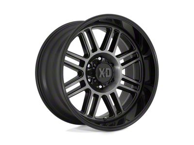 Tuff A.T. T2A Gloss Black with Milled Spokes 8-Lug Wheel; 26x14; -72mm Offset (15-19 Sierra 3500 HD SRW)