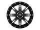 Tuff A.T. T15 Gloss Black with Machined Face 6-Lug Wheel; 20x10; -19mm Offset (15-20 Tahoe)