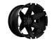 Tuff A.T. T12 Satin Black with Brushed Inserts 6-Lug Wheel; 20x12; -45mm Offset (24-25 Ranger)