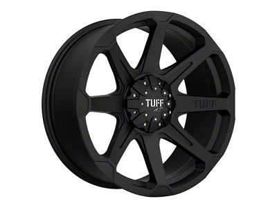 Tuff A.T. T05 Satin Black 5-Lug Wheel; 22x10; -20mm Offset (94-01 RAM 1500)