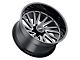 Tuff A.T. T2A Gloss Black Milled 6-Lug Wheel; 20x12; -45mm Offset (19-25 RAM 1500)