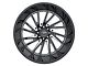 Tuff A.T. T2A Gloss Black Milled 6-Lug Wheel; 20x12; -45mm Offset (19-25 RAM 1500)