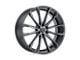 Tuff A.T. T2B Gloss Black with Milled Spokes 8-Lug Wheel; 26x14; -72mm Offset (19-24 RAM 2500)