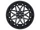 Tuff A.T. T3B Gloss Black Milled 6-Lug Wheel; 20x12; -45mm Offset (19-25 Silverado 1500)