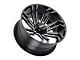 Tuff A.T. T21 Gloss Black Milled 6-Lug Wheel; 20x10; -19mm Offset (21-24 Tahoe)