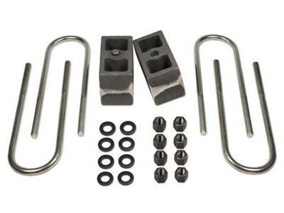 Tuff Country 4-Inch Rear Lift Blocks; Non-Tapered (11-16 4WD F-250 Super Duty)