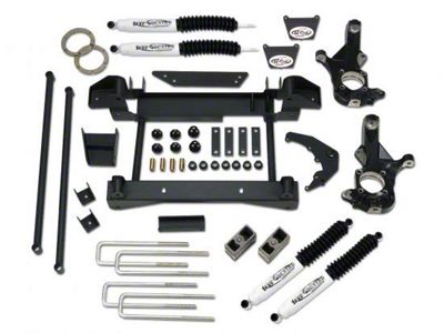 Tuff Country 6-Inch Suspension Lift Kit (07-10 4WD Sierra 2500 HD w/ 1-Piece Subframe)