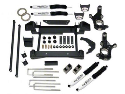 Tuff Country 6-Inch Suspension Lift Kit with SX8000 Shocks (07-10 4WD Sierra 2500 HD w/ 1-Piece Subframe)