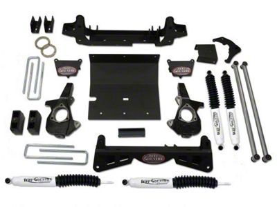 Tuff Country 6-Inch Suspension Lift Kit with SX8000 Shocks (07-10 4WD Sierra 2500 HD w/ 3-Piece Subframe)