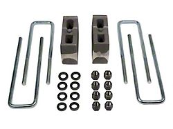 Tuff Country 4-Inch Rear Lift Block and U-Bolt Kit (07-25 4WD Silverado 1500)