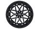 Tuff A.T. T3B Gloss Black Milled 8-Lug Wheel; 20x12; -45mm Offset (11-14 Silverado 2500 HD)