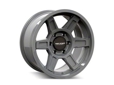 Tuff Stuff Overland Ascent Alpha Grey 6-Lug Wheel; 17x8.5; 0mm Offset (07-13 Sierra 1500)