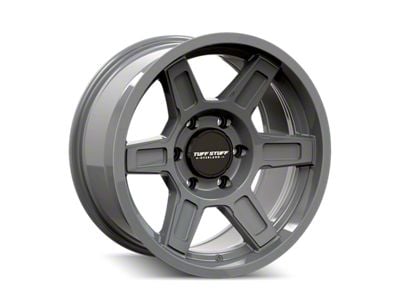 Tuff Stuff Overland Ascent Gloss Grey 6-Lug Wheel; 17x8.5; 0mm Offset (15-22 Canyon)