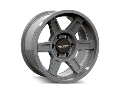 Tuff Stuff Overland Ascent Gloss Grey 6-Lug Wheel; 17x8.5; 0mm Offset (15-22 Colorado)