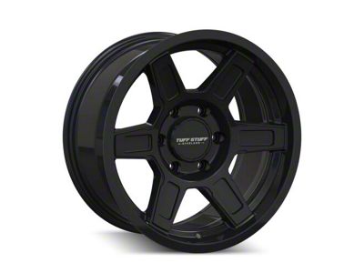 Tuff Stuff Overland Ascent Gloss Black 6-Lug Wheel; 17x8.5; 0mm Offset (21-24 F-150)