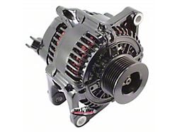 Tuff Stuff Performance Alternator with 7-Groove Pulley; 175 AMP; Stealth Black (92-96 3.9L, 5.2L Dakota)