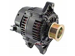 Tuff Stuff Performance Alternator with 7-Groove Pulley; 175 AMP; Stealth Black (99-01 3.9L, 5.2L, 5.9L Dakota)