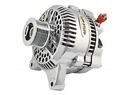 Tuff Stuff Performance Alternator with 8-Groove Pulley; 150 AMP; Chrome (97-02 4.6L F-150; 97-01 5.4L F-150)