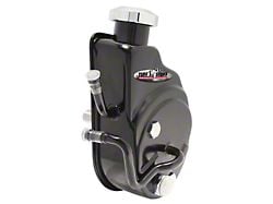 Tuff Stuff Performance Saginaw Style Power Steering Pump; Stealth Black (99-06 Silverado 1500)