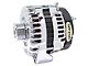 Tuff Stuff Performance Alternator with 6-Groove Pulley; 230 Amp; Chrome (2007 4.8L Tahoe)