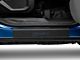 Front Door Sill Protection with F-150 Logo; TUF-LINER Black; Black and Blue (15-24 F-150)