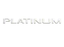 Tailgate Insert Letters; Gloss White (15-17 F-150 Platinum)