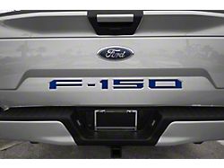 Tailgate Insert Letters; Lightning Blue (18-20 F-150 w/o Tailgate Applique)