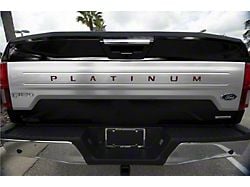 Tailgate Insert Letters; Ruby Red (15-17 F-150 Platinum)