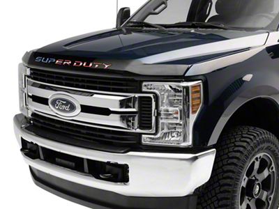 Hood Insert Letters; American Flag Edition (17-22 F-350 Super Duty)