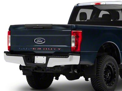 Tailgate Insert Letters; American Flag Edition (17-19 F-350 Super Duty)