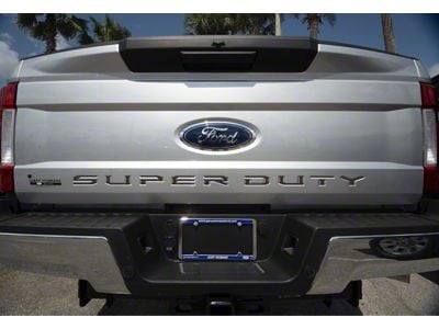 Tailgate Insert Letters; Caribou (17-19 F-350 Super Duty)