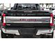 Tailgate Insert Letters; Gloss Red (17-19 F-350 Super Duty King Ranch)