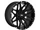 TW Offroad T3 Lotus Gloss Black 6-Lug Wheel; 22x12; -44mm Offset (04-08 F-150)