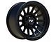 TW Offroad T22 Rotor Matte Black 6-Lug Wheel; 17x9 ; 0mm Offset (07-13 Sierra 1500)