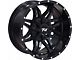 TW Offroad T2 Spider Matte Black with Milled Rivets 6-Lug Wheel; 20x9; 0mm Offset (07-13 Silverado 1500)