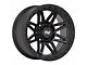 TW Offroad T23 Vector Matte Black 6-Lug Wheel; 17x9 ; 0mm Offset (07-13 Silverado 1500)