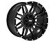 TW Offroad T11 Sword Gloss Black with Milled Spokes 6-Lug Wheel; 20x10; -12mm Offset (99-06 Silverado 1500)