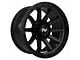 TW Offroad T21 Straight Matte Black 6-Lug Wheel; 17x9 ; 0mm Offset (19-24 Sierra 1500)