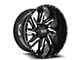 Twisted Off-Road T-22 Razor Gloss Black Machined 6-Lug Wheel; 20x9; 18mm Offset (04-08 F-150)