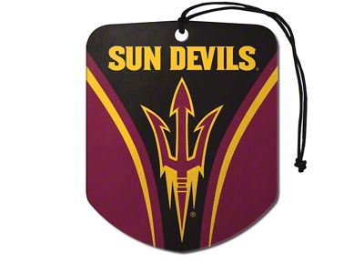 Air Fresheners with Arizona State University Logo; Maroon and Gold