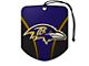 Air Fresheners with Baltimore Ravens Logo; Purple and Black