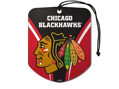 Air Fresheners with Chicago Blackhawks Logo; Multi Color