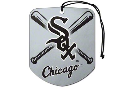 Air Fresheners with Chicago White Sox Logo; Gray and Black