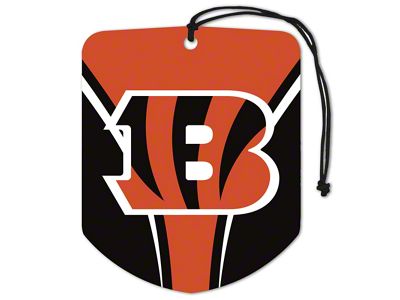 Air Fresheners with Cincinnati Bengals Logo; Orange and Black