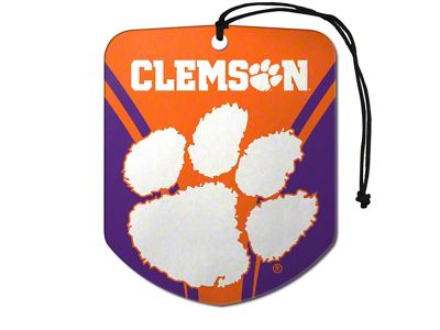 Air Fresheners with Clemson University Logo; Orange, Purple