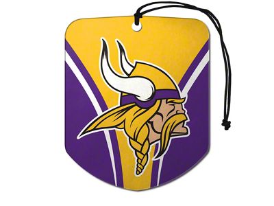 Air Fresheners with Minnesota Vikings Logo; Purple and Yellow